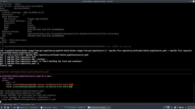 Canary deployment of Sock Shop application using Flux + Flagger in Kubernetes смотреть онлайн