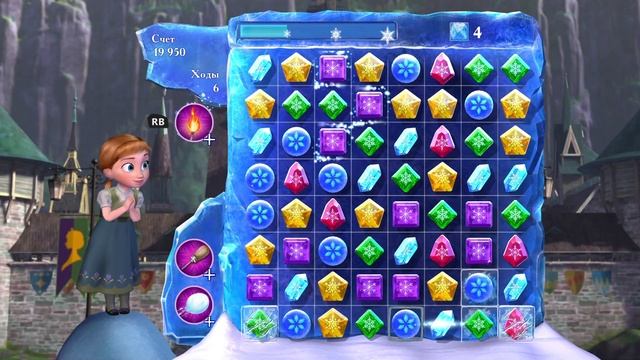 Frozen Free Fall Snowball Fight #9 (Уровни с 32 по 34) смотреть онлайн