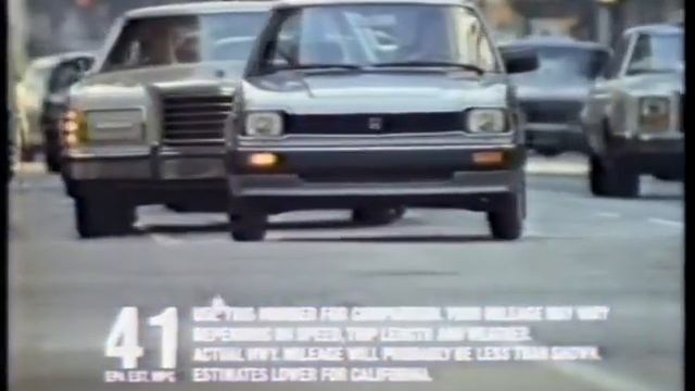 1982 Honda Civic commercial - 55 mph highway! смотреть онлайн