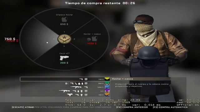 CSGO Competitivo / AMD Athlon X4 760k + GTX 750 1GB смотреть онлайн