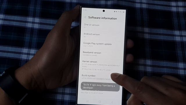 Galaxy S24/S24+/Ultra: How To Activate The DEVELOPER OPTIONS