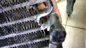 Опрессовка радиатора кондиционера