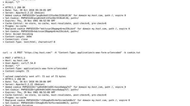 Unix & Linux: Difference between cURL's cookie-jar option and browser cookie? смотреть онлайн