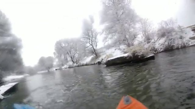 Sup зимой р. Истра / почти падение смотреть онлайн