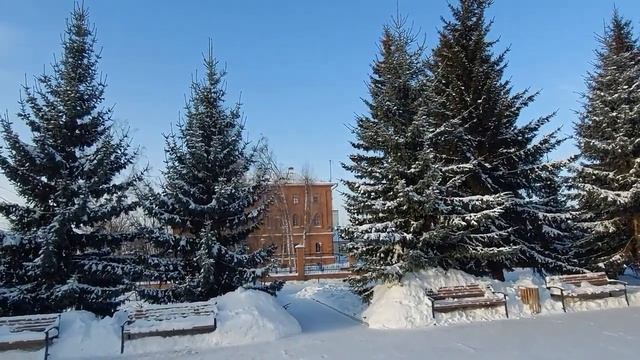Сибирь. Зима в Енисейске и "новогоднее настроение"... смотреть онлайн