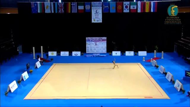 Травкина Ульяна. Булавы. Aphrodite Cup. Athens. 26.09.2021