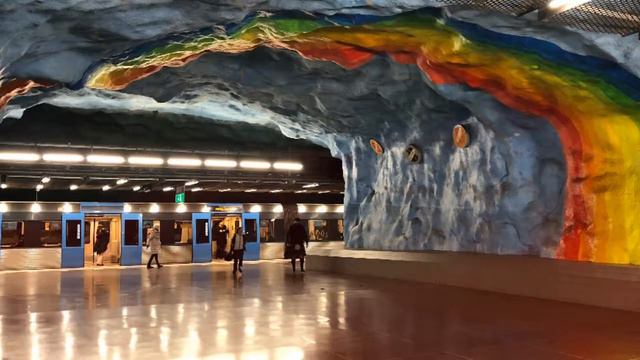 Stadion. Stockholm Tunnelbana.