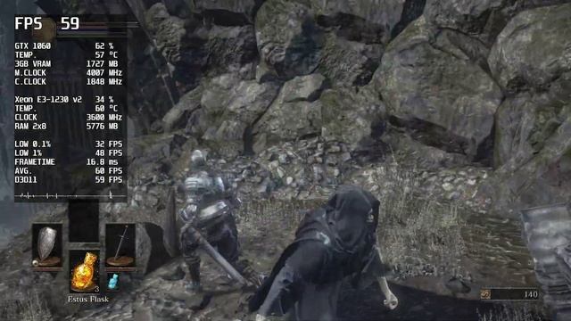Dark Souls III - 1080p - Xeon E3-1230 v2 - GTX 1060 - 16GB RAM смотреть онлайн