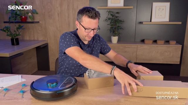 Robotický vysávač - SENCOR SRV 9250BK - Unboxing смотреть онлайн