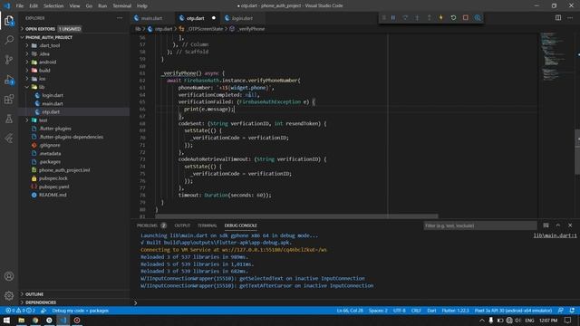 Flutter Phone Authentication | Implementing Phone Auth Using Flutter & Firebase + Source Code смотреть онлайн
