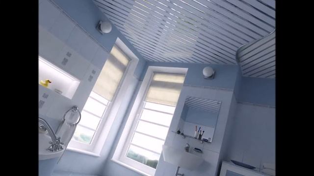Реечный потолок в ванной комнате видео смотреть онлайн