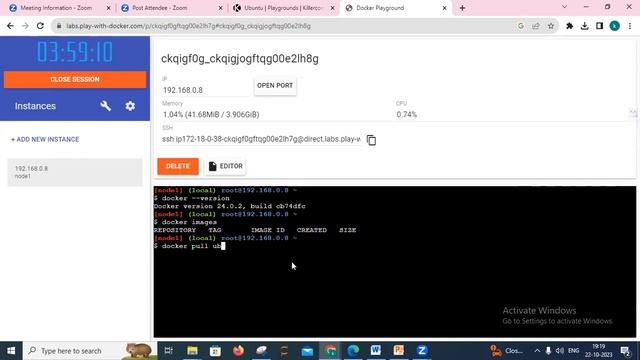 Tutorial 15 : Docker playground platform ? step by step смотреть онлайн