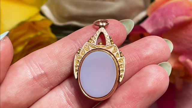 Victorian 10ct Gold Fancy Spinner Fob #8087 смотреть онлайн