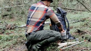 Землянка за 24 часа , в Одиночку в глухом Лесу DIY