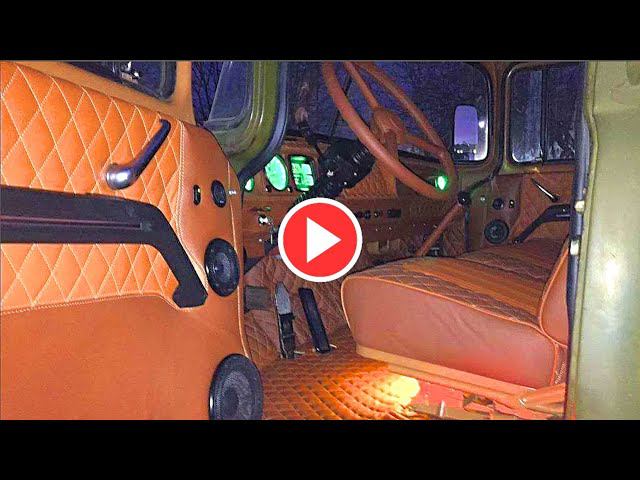 ШИКАРНЫЙ ЗИЛ-131 НА КОЖЕ! Стоит 3 МИЛЛИОНА. Zil-131 Mit Lederausstattung