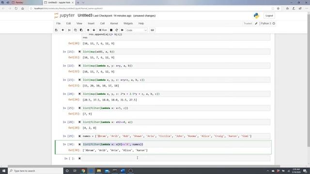 Lambda, Map, Filter and Sorted for efficient programming in Python смотреть онлайн