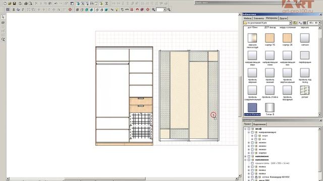 Библиотеки для PRO100. ШКАФЫ-КУПЕ для PRO100