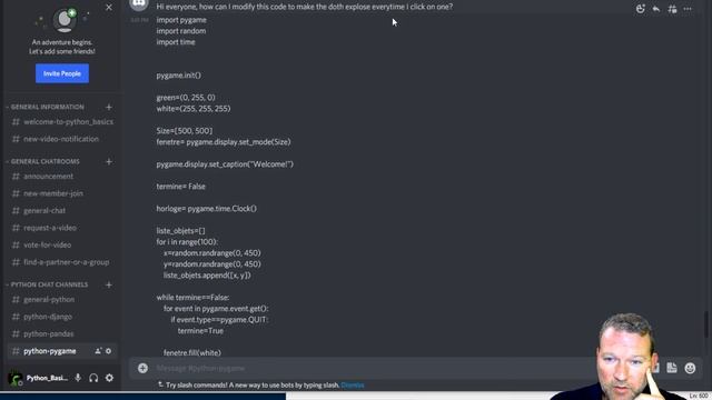 Python Basics Tutorial Answering Discord Questions || Pygame Sprites смотреть онлайн