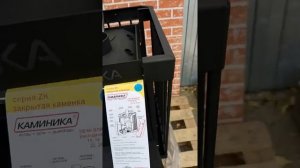 Обзор новой газовой/дровяной банной печки Каминика ЗК