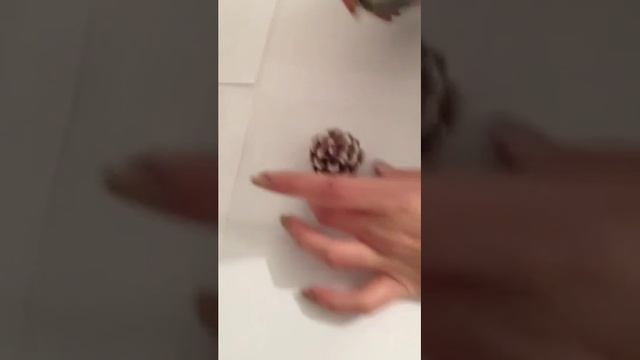 Поделка из шишек ! Своими руками смотреть онлайн