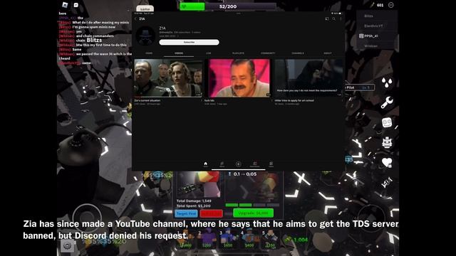 TDS DISCORD SERVER GOT HACKED BY ALREADY ZIA?! (Tower Defense Simulator server down) смотреть онлайн
