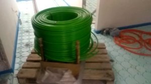 Как разматывать трубу теплого пола