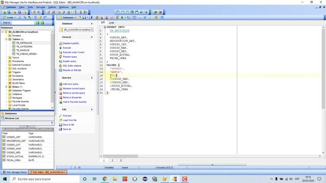 ? 09 - Generar Sentencia SQL de Insertar registro a tablas | Visual FoxPro y Firebird смотреть онлайн