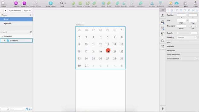 Sketch App Plugin Create Calendar Quickly смотреть онлайн