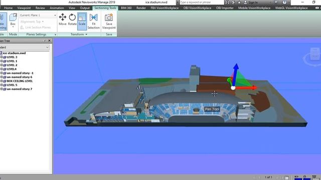 How To Export/convert Navisworks Model To Obj File Format With Section Box Using New User Interface
