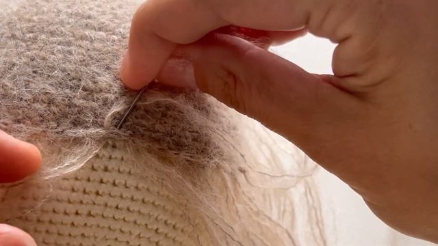 Wig for amigurumi doll Gloria.Парик для амигуруми куклы Глория смотреть онлайн