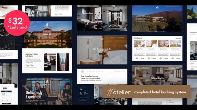 Hoteller | Hotel Booking WordPress | Themeforest Website Templates and Themes смотреть онлайн