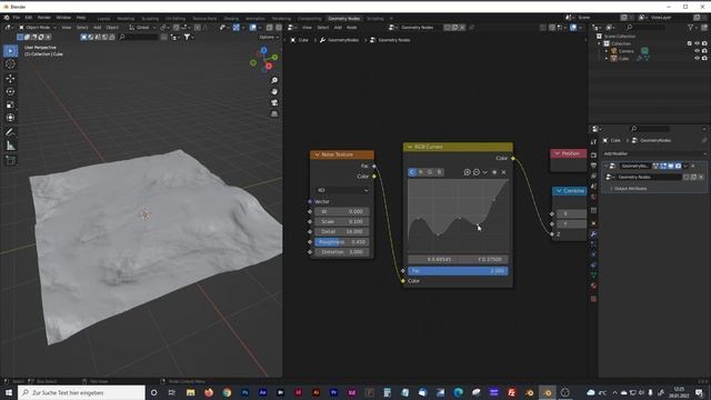 Blender Geometry Nodes 3.0 - Procedural Landscape Tutorial - Part 01 смотреть онлайн