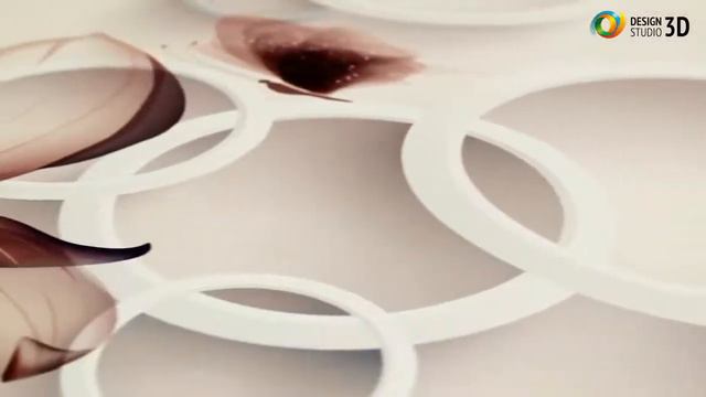 3D фотообои 'Абстрактные магнолии' смотреть онлайн