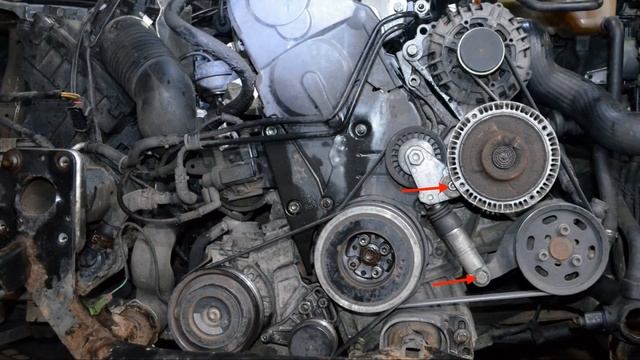 Замена ремня генератора и ролика Volkswagen Passat B5/Фольксваген Пассат Б5 смотреть онлайн