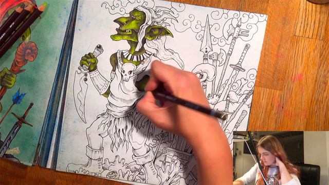 Раскрашивательный стрим 10.10.2019 смотреть онлайн