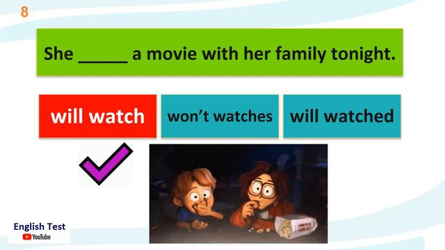 Simple Future Tense Quiz for Kids смотреть онлайн