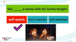 Simple Future Tense Quiz for Kids