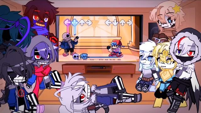 */Sans AU React Skeleton Bros FNF/* смотреть онлайн