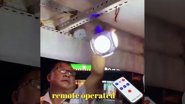 Rechargeable Outdoor Waterproof Emergency Solar Light(remote control) смотреть онлайн
