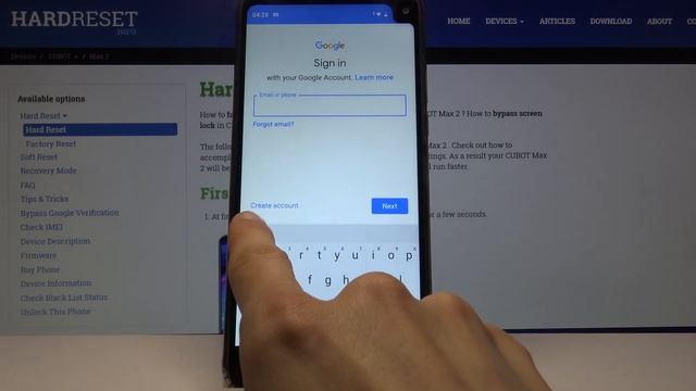 How to Add Google Account in CUBOT Max 2 - Google User смотреть онлайн