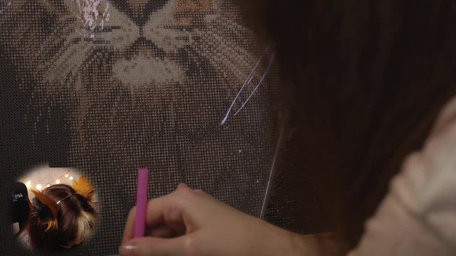 Продолжаем собирать картину "Тигр" символ 2022 года смотреть онлайн