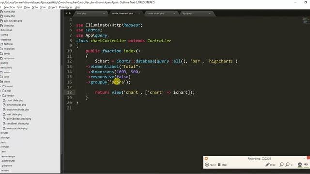 Laravel 5.5 - Charts - part 2 смотреть онлайн