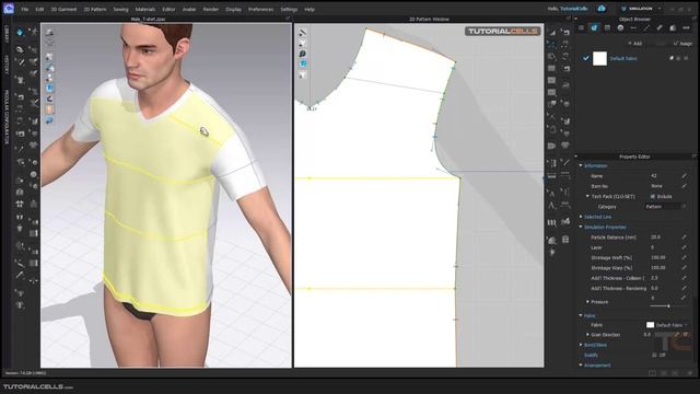0029. cut & sew & merge tool in clo3D смотреть онлайн
