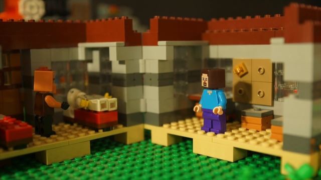 ДОМ в КРИПЕРЕ и ЧЕЛЛЕНДЖ для Лего НУБика Майнкрафт - LEGO Minecraft смотреть онлайн