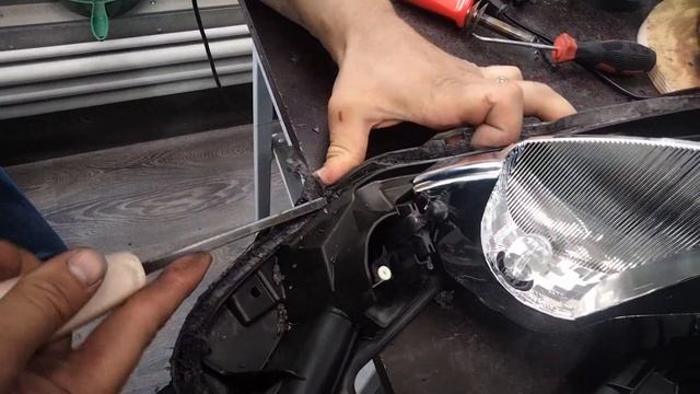 Установка светодиодных, biled линз Aozoom A13, в рифлекторные фары Peugeot Traveller. смотреть онлайн