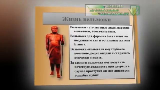 Презентация на тему Быт и повседневная жизнь древних египтян смотреть онлайн