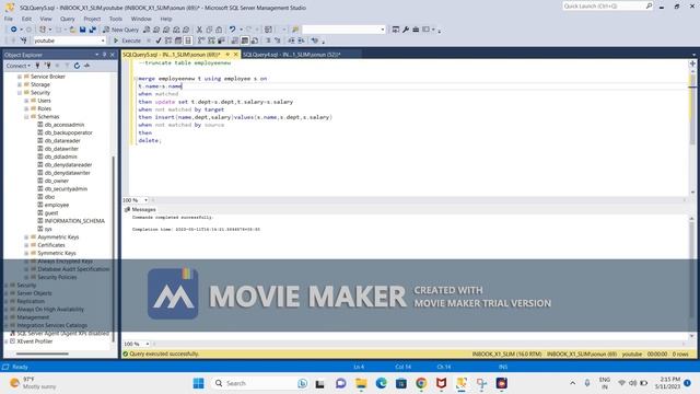 Merge in SQL Server смотреть онлайн