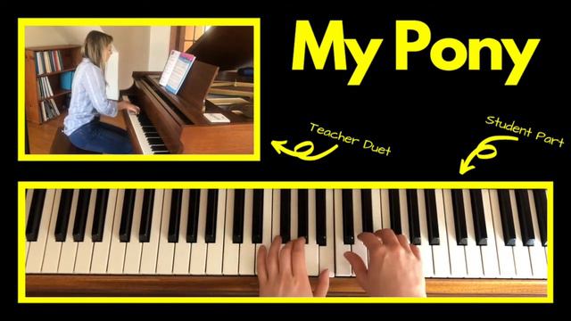 My Pony 🎹 with Teacher Duet [PLAY-ALONG] (Piano Adventures Level 1 Lesson) смотреть онлайн