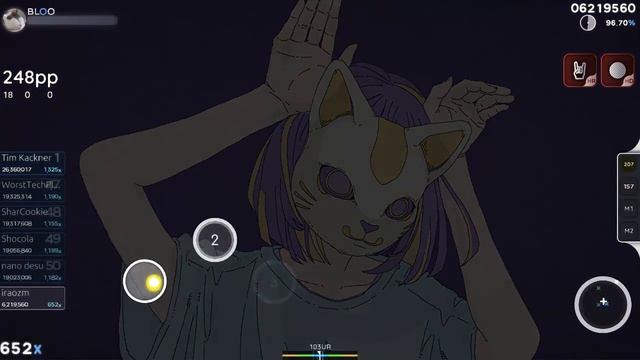 Osu! | Tsumiki - Phony [calvaria's Ex] +HDHR 6.62* 2x Miss