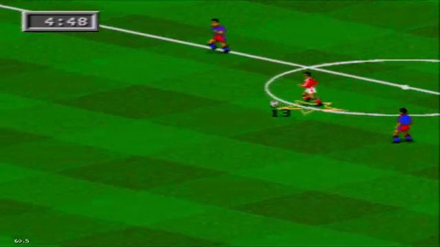 [PG] FIFA Soccer 95 (Sega Mega Drive/Genesis) Gameplay on PC with KEGA Fusion! смотреть онлайн